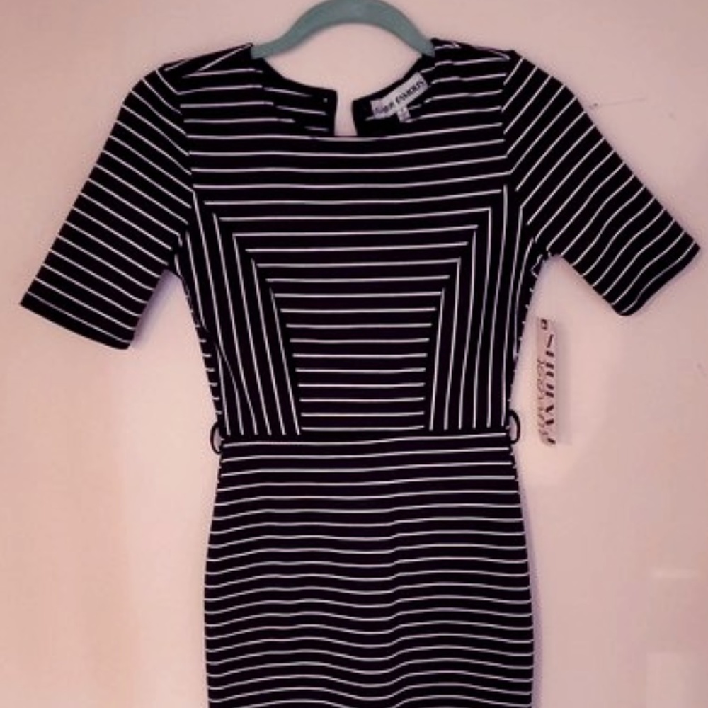 Professional striped dress